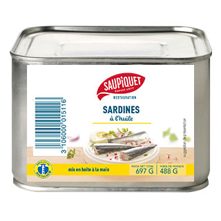 Saupiquet Restauration : Sardines à l'huile