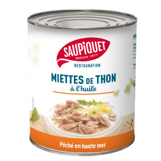 Saupiquet Restauration : Miettes de thon à l'huile