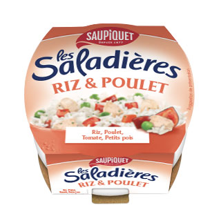 Saupiquet Saladière : Les Saladières Riz & Poulet