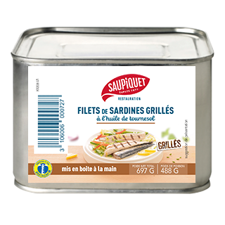 Saupiquet Restauration : Filets de sardines grillés à l'huile de tournesol