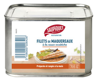 Saupiquet Restauration : Filets de maquereaux à la sauce escabèche