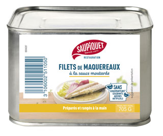 Saupiquet Restauration : Filets de maquereaux à la sauce moutarde