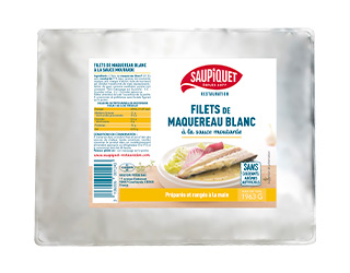 Saupiquet Restauration : Filets de maquereau blanc à la sauce moutarde