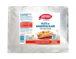 Saupiquet Restauration : Filets de maquereau blanc à la sauce tomate