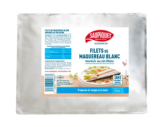 Saupiquet Restauration : Filets de maquereau blanc marinés au vin blanc