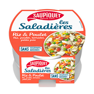 Saupiquet Saladière : Les Saladières Riz & Poulet
