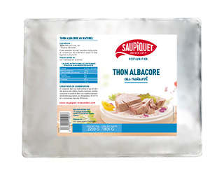 Saupiquet Restauration : Thon Albacore au naturel