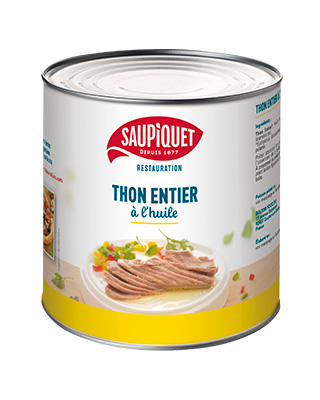 Saupiquet Restauration : Thon entier à l'huile